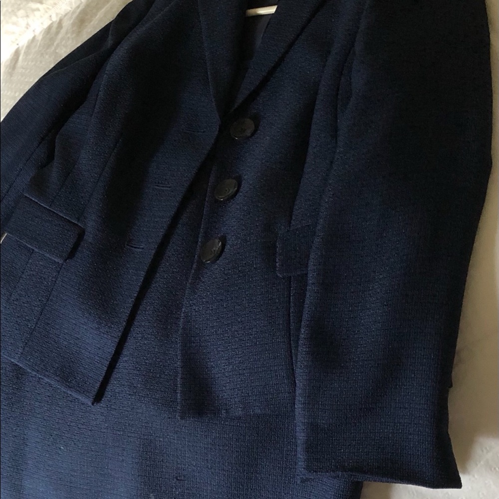 Le Suit - Dark blue Jacket and skirt - well used